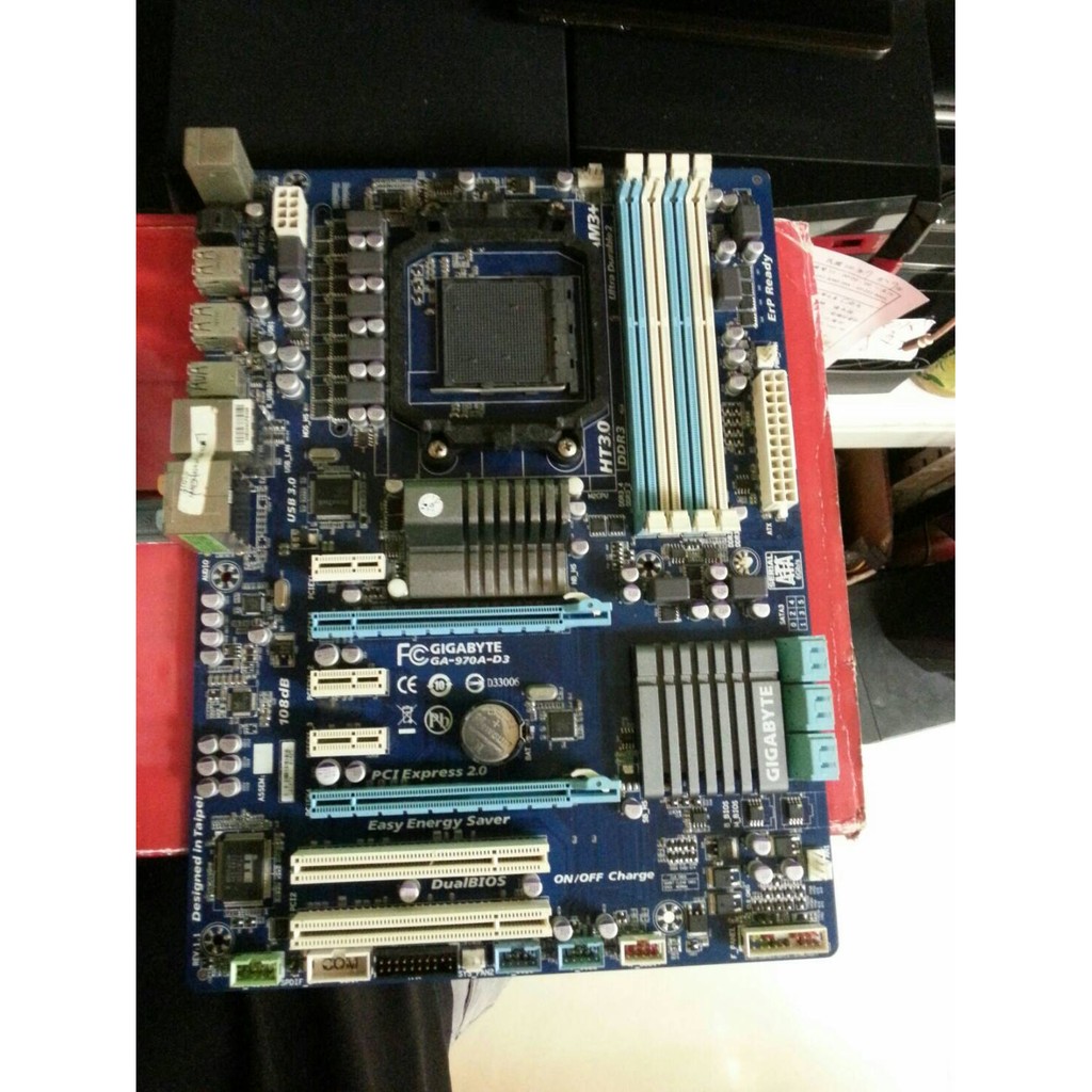 中古良品 技嘉 主機板 GA-970A-D3 AM3腳位 DDR3 保固一個月