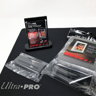 《嚕嚕咪》PTCG 寶可夢卡牌 35pt磁鐵卡夾 展示架 ultra pro 卡磚架 卡磚底座 紅色 白色 藍色 黑色