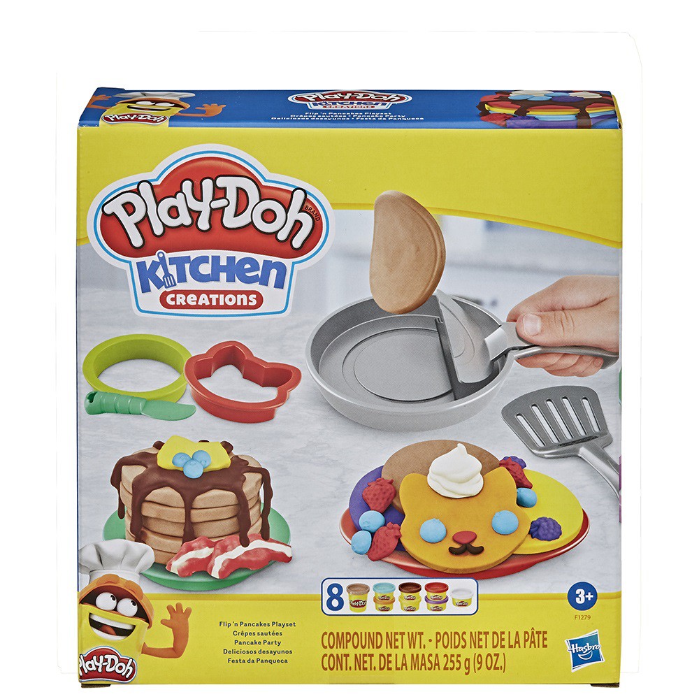 【玩具倉庫】《Play-Doh 培樂多》翻烤鬆餅遊戲組