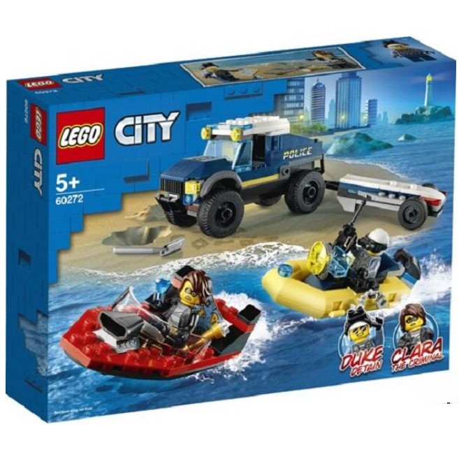 2020年樂高新品 樂高 城市CITY系列 LEGO 60272 特警船隻運輸組