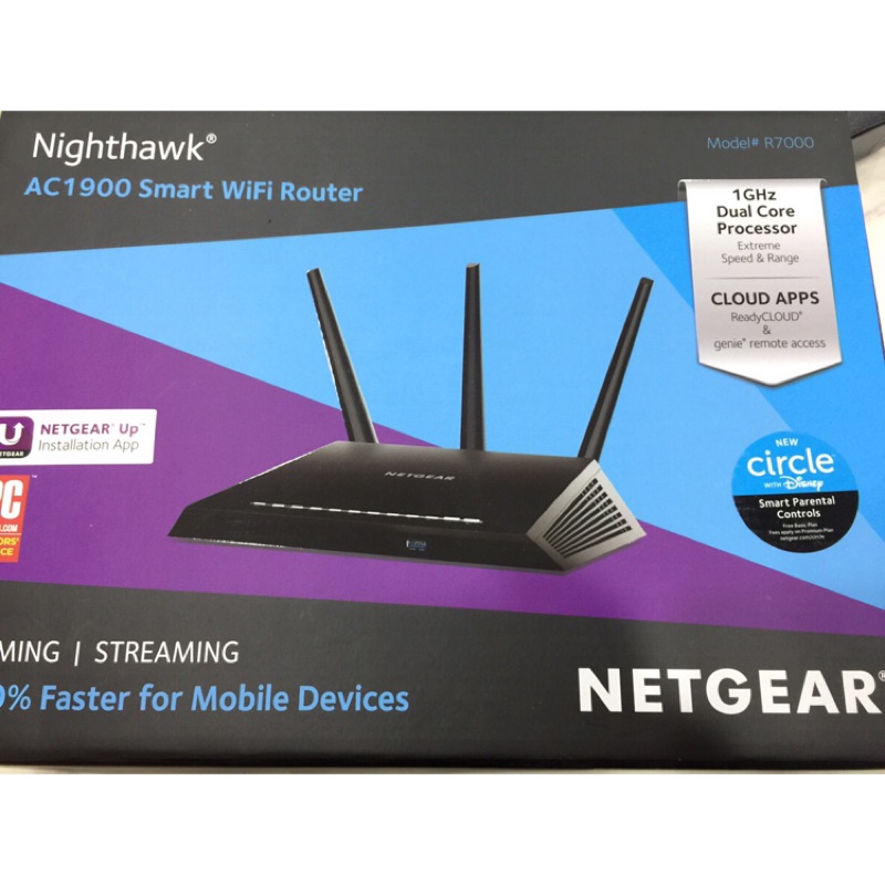 Netgear R7000 WIFI 分享器 9成新