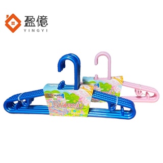 【盈億商行】保爾潔 成人通用衣架 39.8cm 五入裝 顏色隨機