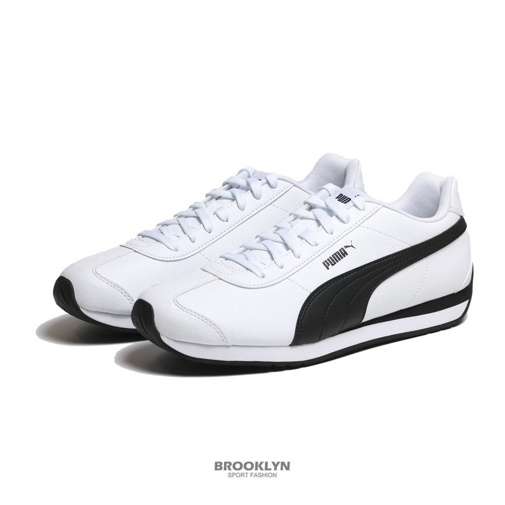 PUMA 慢跑鞋 TURIN 3 白 皮革 休閒 男 (布魯克林) 38303706