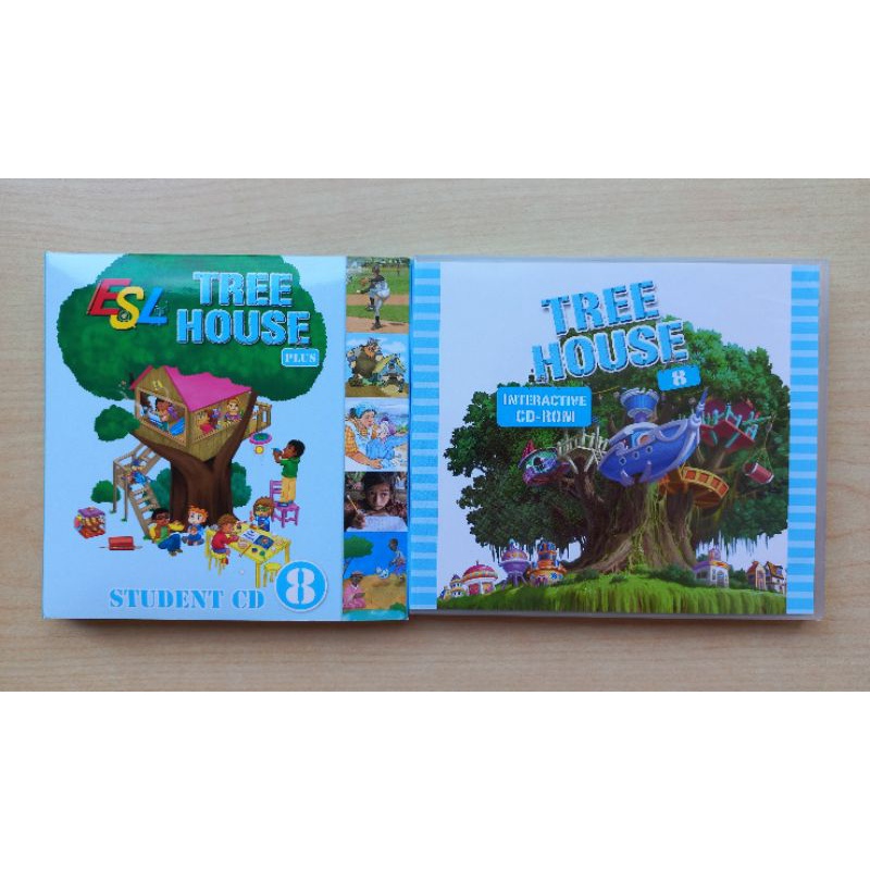 何嘉仁美語Hess Tree House 8 CD/互動式光碟 賣場另有TH1,6,10,11上課用書
