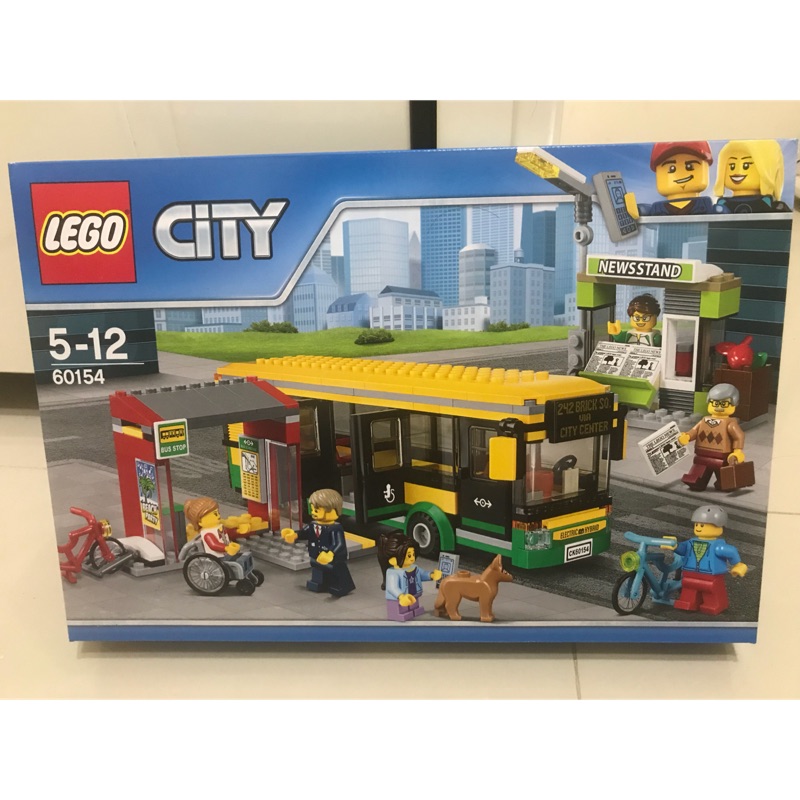 LEGO 樂高 60154 city系列 公車站 全新