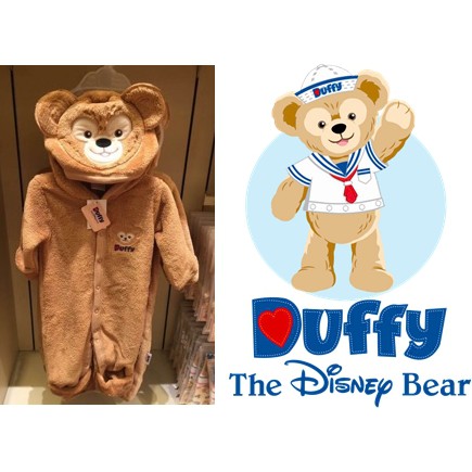 迪士尼正版Disney 達菲duffy 包屁衣 彌月禮 寶寶 衣服 12-18m（附迪士尼禮物提袋）