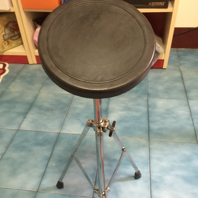 DIXON PDP-38黑橡膠打點板+Vic Firth 5A 胡桃木鼓棒+鼓架（二手近全新）整組660