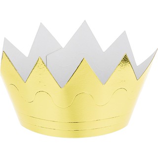 派對城 現貨【國王皇冠6入-金金】 歐美派對 派對帽 造型帽 美式風格生日佈置 派對佈置 拍攝道具