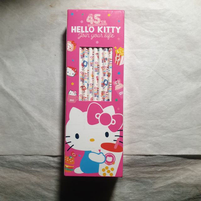 45週年 環保 Hello kitty 紙吸管