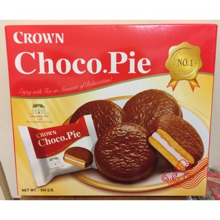 韓國 CROWN 達人巧克力派 10顆入