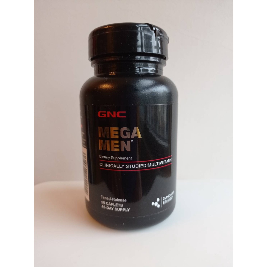 ★現貨一罐★ GNC MEN'S Multivitamin 男性綜合維他命,90顆， Mega Men  美佳男食品錠