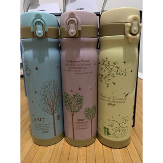 全新 BOSHENG 農村 鄉村款 鄉村風 保溫瓶 500ML 保溫杯 彈跳保溫瓶 保溫瓶