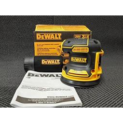 {專營工具}全新 Dewalt得偉 20V DCW210 可調速 免碳刷 砂紙機 打蠟機 散打機 含集塵 研磨機 單機