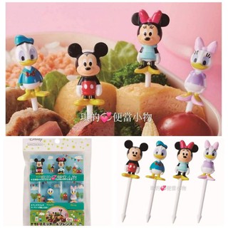 特價日本迪士尼新款立體全身水果叉/食物叉（4入）