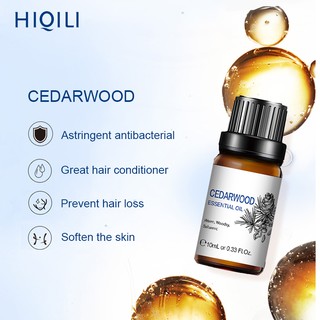 【HiQiLi】會七里雪松10ml香薰加濕器專用室內家用100%純植物提取按摩單方精油
