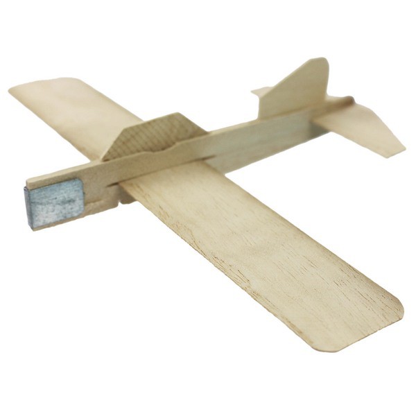DIY木板飛機 木板彈射飛機 彩繪飛機 /一個入 木板模型飛機 空白飛機 AA-5065