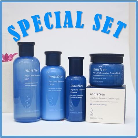 Innisfree 濟州熔岩海洋水護膚套組 Jeju Lava Sea Water Set 蝦皮購物