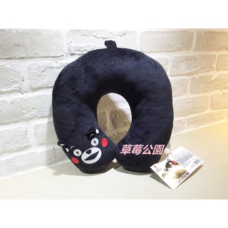 ✰草莓公園【日本卡通 Kumamon 熊本熊 u型枕 U型頭枕 頸枕 抱枕 午安枕 造型枕 車用頸枕】