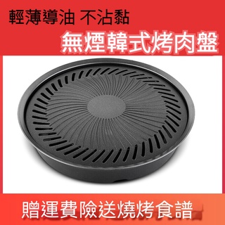 【歐歐選物】戶外便攜烤肉盤 爐烤盤家用無煙不粘戶外燒烤盤