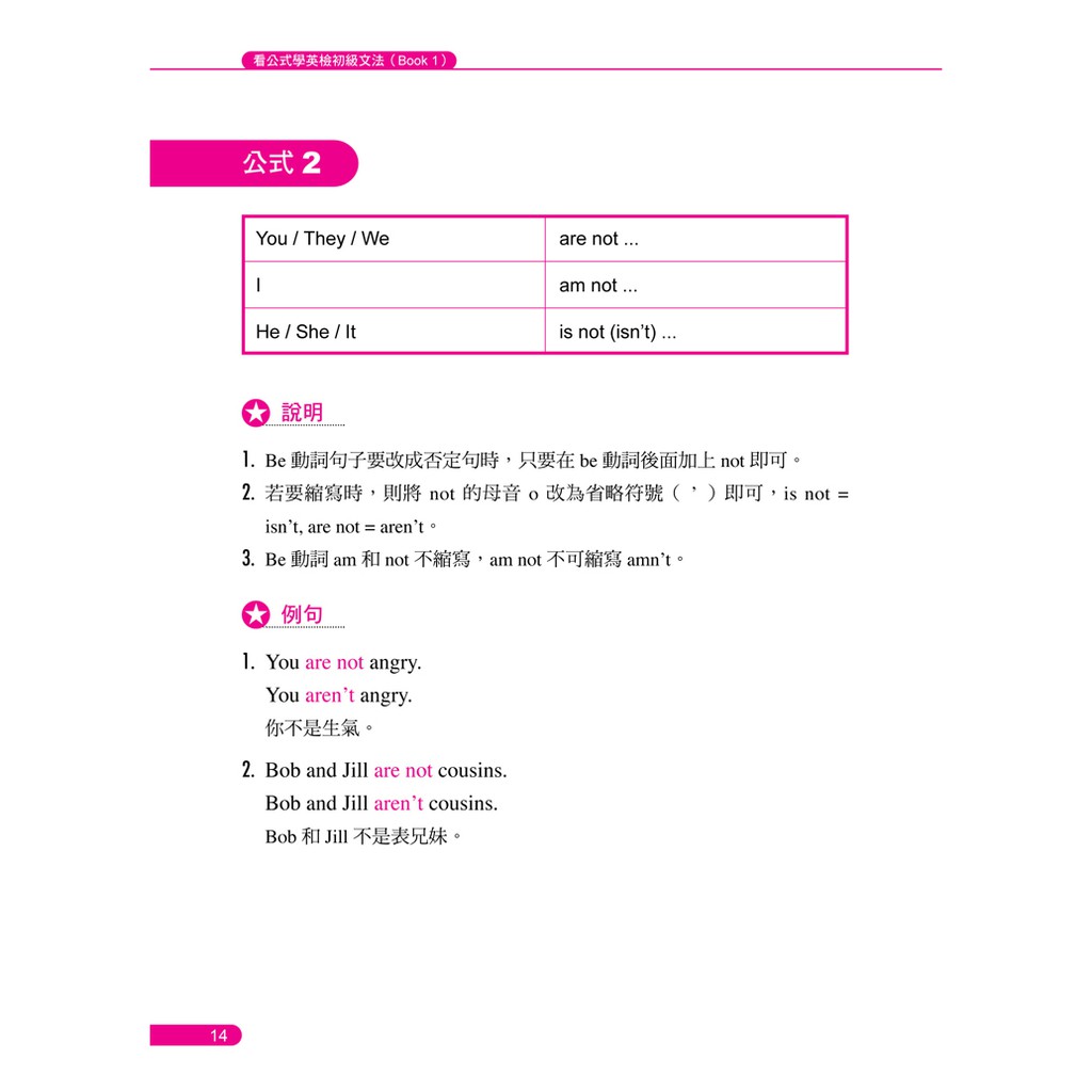 知英文化官網直營 看公式學英檢初級文法 Book 1 Book 2 雙書合購9折 蝦皮購物