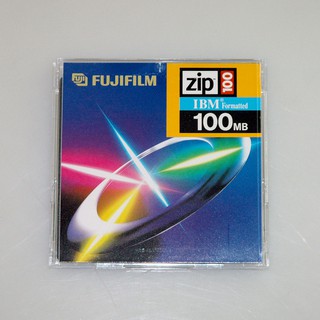 FUJIFILM zip 100MB磁片 ZIP片/ ZIP DISK 記憶儲存磁碟片