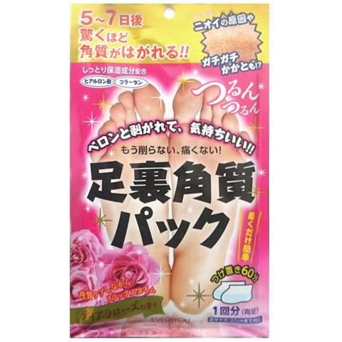 現貨日本everyyou 足部護理去角質足膜腳膜有5種香味 蝦皮購物