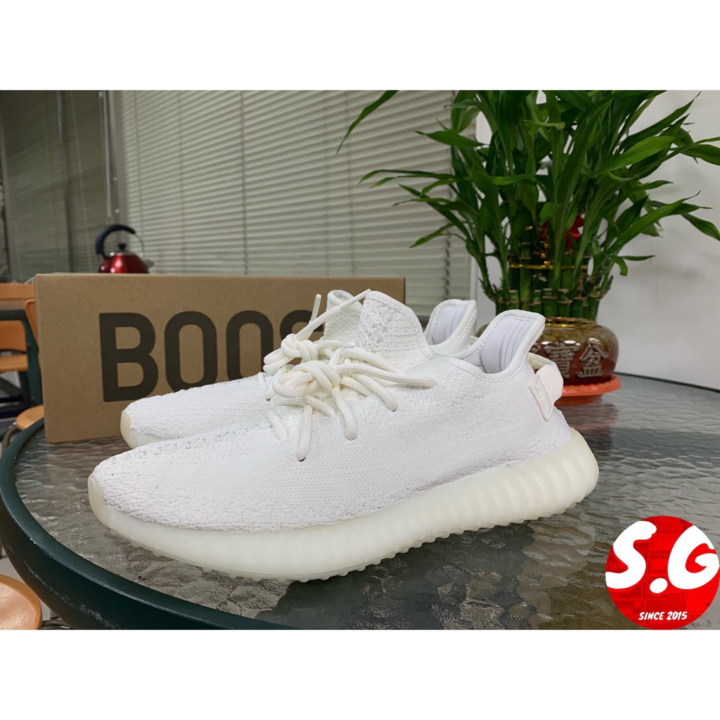 S.G ADIDAS YEEZY BOOST 350 V2 "Cream" 全白 CP9366 男鞋