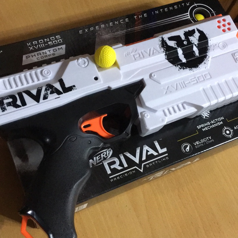 [nerf系列］RIVAL XVIII-500 決戰系列 手槍5發裝子彈。加送原廠子彈20顆！