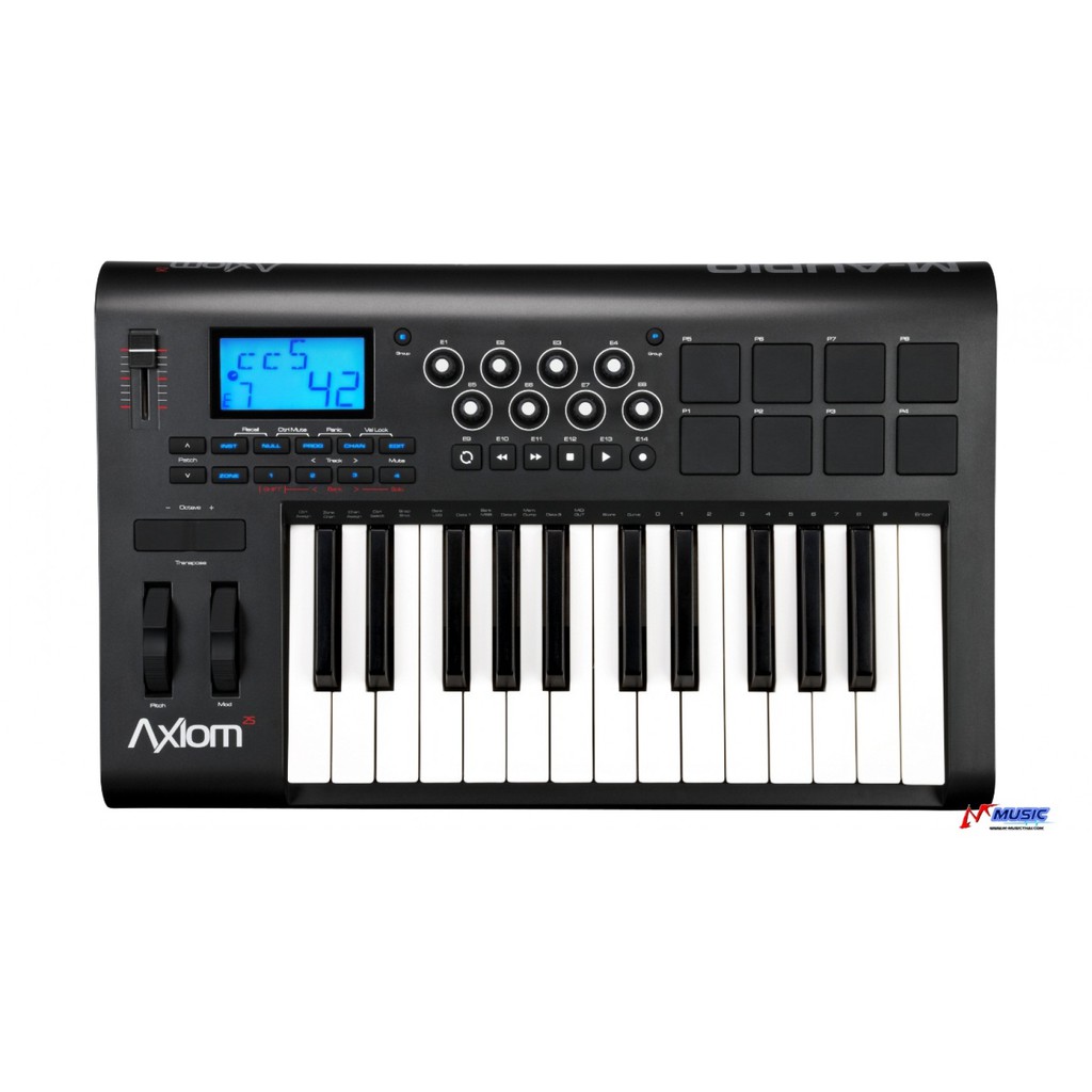 【新麗聲樂器】M-Audio Axiom 49 MK2 MIDI鍵盤 USB 49鍵 控制鍵盤 錄音設備 宅錄 錄音