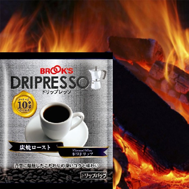 【日本原裝BROOK’S 布魯克斯】炭燒咖啡5入嚐鮮組(掛耳式濾泡黑咖啡)