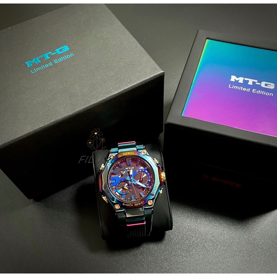 歐洲直購casio 卡西歐g Shock 系列藍鳳凰不死鳥電鍍炫彩錶盤mtg B00ph 2a Pr 免運 蝦皮購物