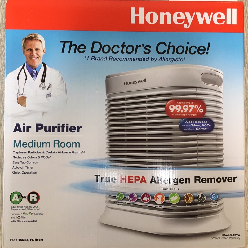 Honeywell抗敏系列空氣清淨機HPA-100APTW