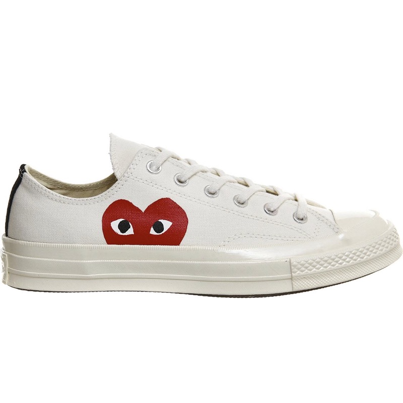 comme des garcons converse on foot