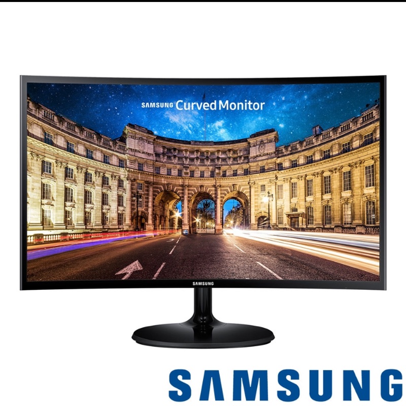 Samsung C24F390FHE 24型VA曲面螢幕