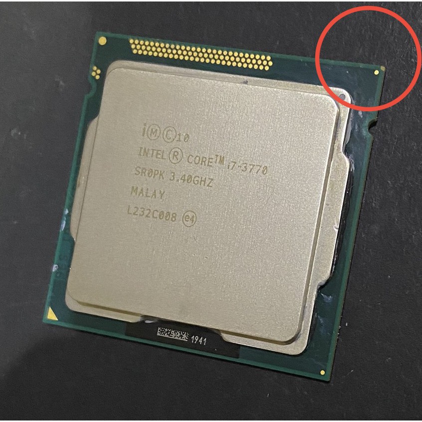 二手良品 INTEL i7 3770 CPU 處理器 LGA 1155 三代 (2)