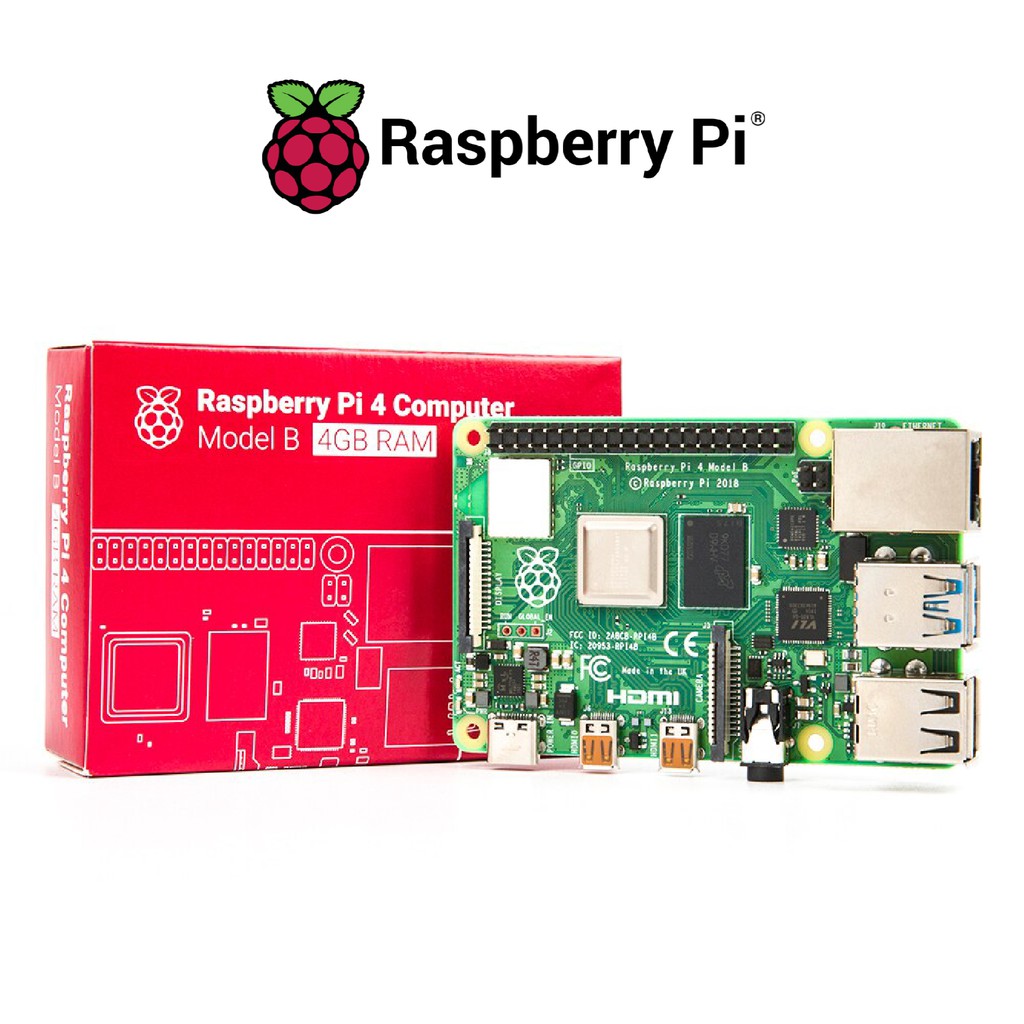 【樂意創客官方店】《附發票》英國製 樹莓派 Raspberry Pi 4 4B 4G Model 4B 樹莓派