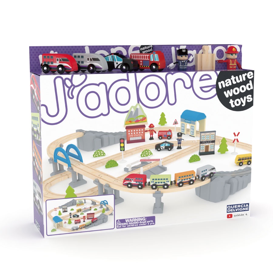 Jadore木製豪華火車軌道組 ToysRUs玩具反斗城