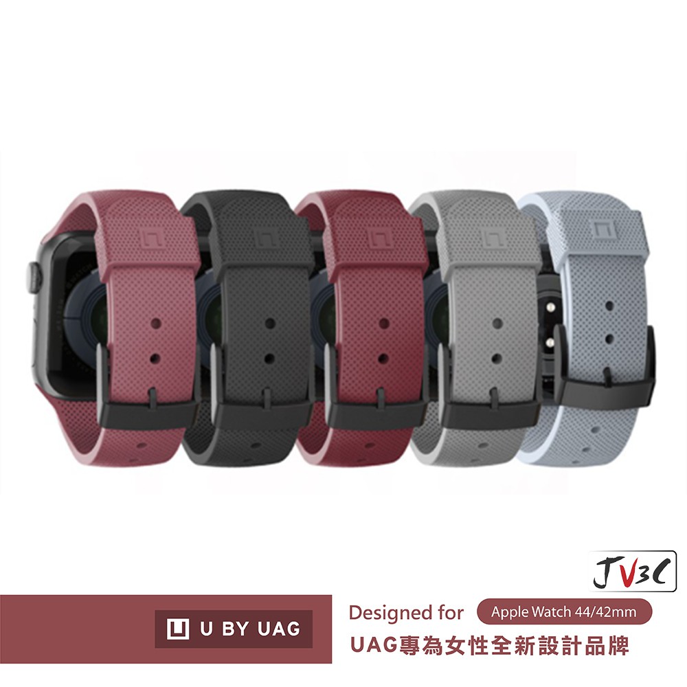 UAG U 舒適 矽膠錶帶 適用於 Apple Watch 7 6 SE 5 4 45 41 44 40 42 38