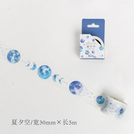 32號星球 現貨 日韓手帳infeelme原創和紙膠帶海洋星辰系列手帳相冊日記diy貼畫款 蝦皮購物