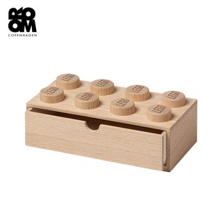 Room Copenhagen 樂高 LEGO 樂高桌上型木製八凸抽屜收納箱 現貨 廠商直送