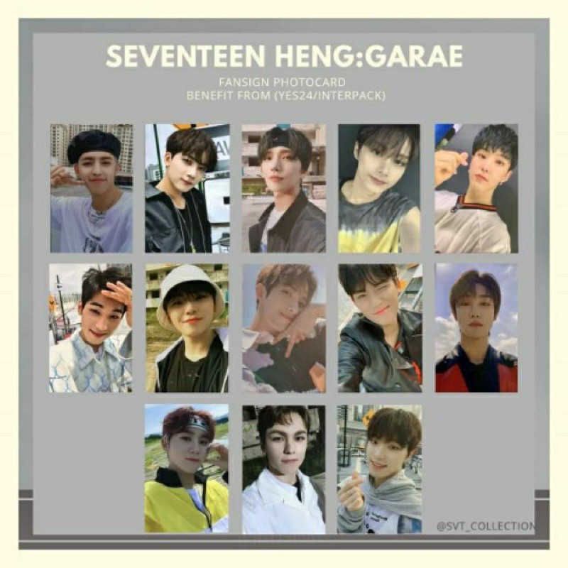 SEVENTEEN セミコロン　トレカ　ヨントン　インターパーク　YES24 seventeen ヘンガレ ヨントン インターパーク トレカ ミンハオ
