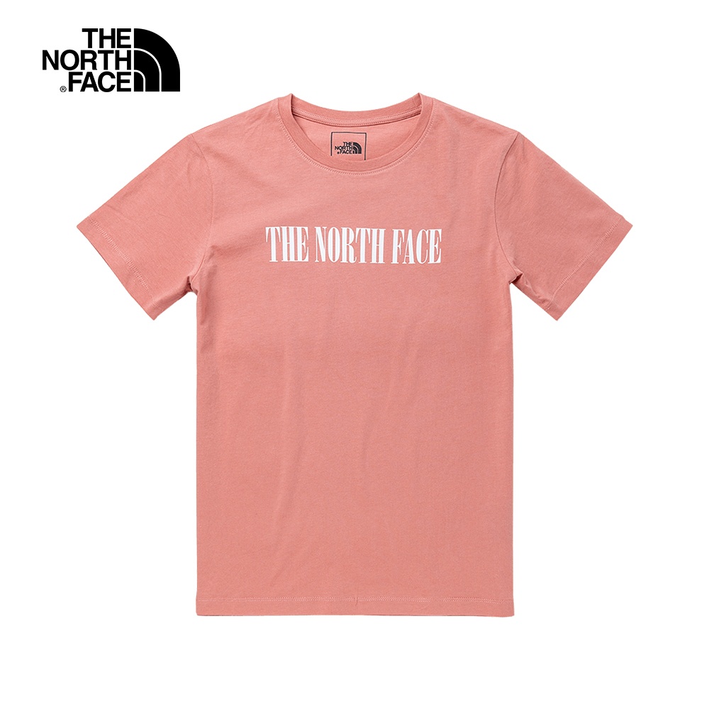 The North Face 女 休閒品牌印花短袖T恤 粉色 NF0A7WAUHCZ
