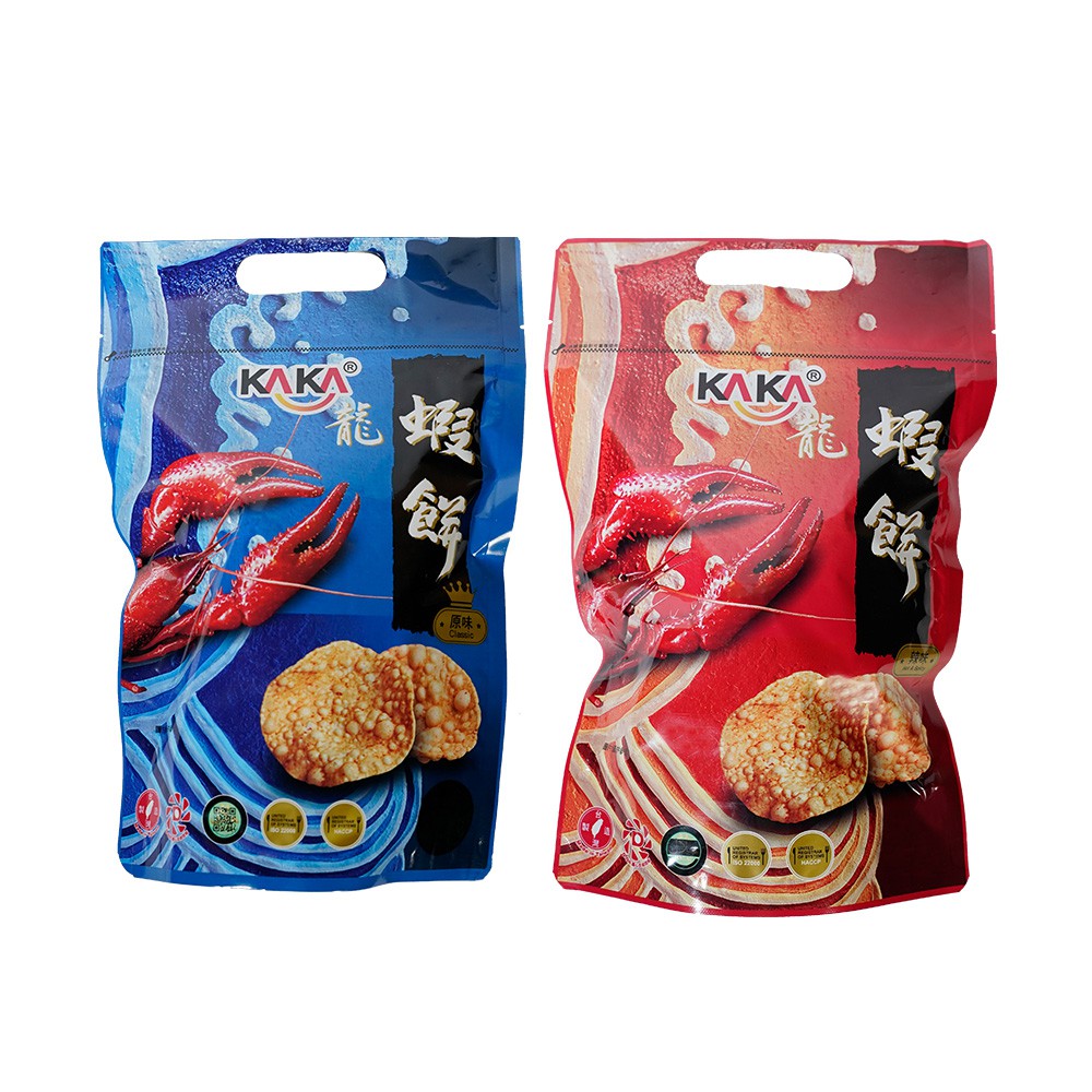 【蝦皮特選】KAKA 醬燒蝦餅 原味/辣味 大容量分享包80g 團聚零食 彭湃分享包
