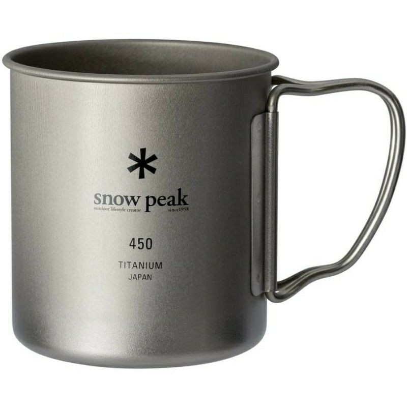 SNOW PEAK MG-143輕量單層鈦杯鈦杯 登山杯 隨身杯450ML