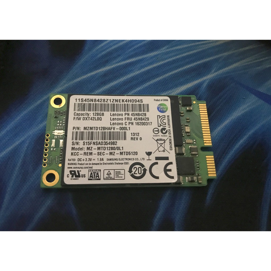 三星 中古 MSATA 非M.2 SSD 128G MZ-MTD1280/0L1 mzmtd128hafv-000l1