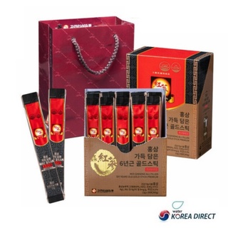 韓國 無糖6年根高麗紅蔘濃縮液gold 12gx30包 升級版