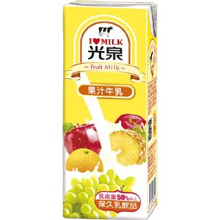 光泉 果汁牛乳(200mlX24包/箱)[大買家]