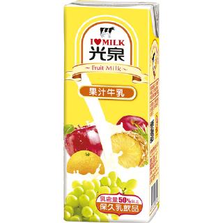 光泉 果汁牛乳(200mlx24包/箱)[大買家]