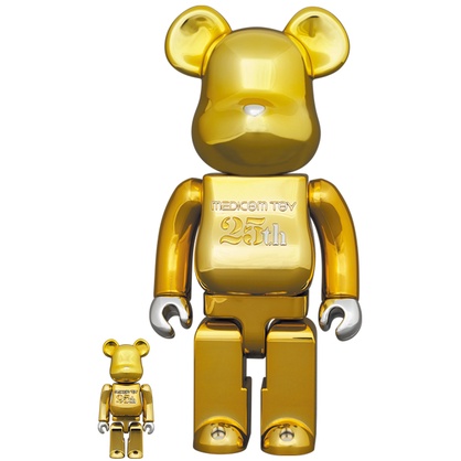 Be@rbrick 25週年 MMJ MasterMind 金色400%+100% 日貨正版 現貨商品