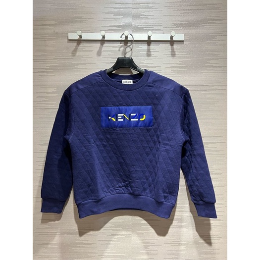 *漢森精品服飾* 正品 KENZO 高田賢三 LOGO 大學T  現貨 孩款=女 S~M